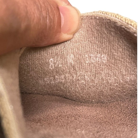 MUNRO AMERICAN Women's Sandals Crossover Strap Size 8.5 Slip-on Natural Canvas - Picture 9 of 9